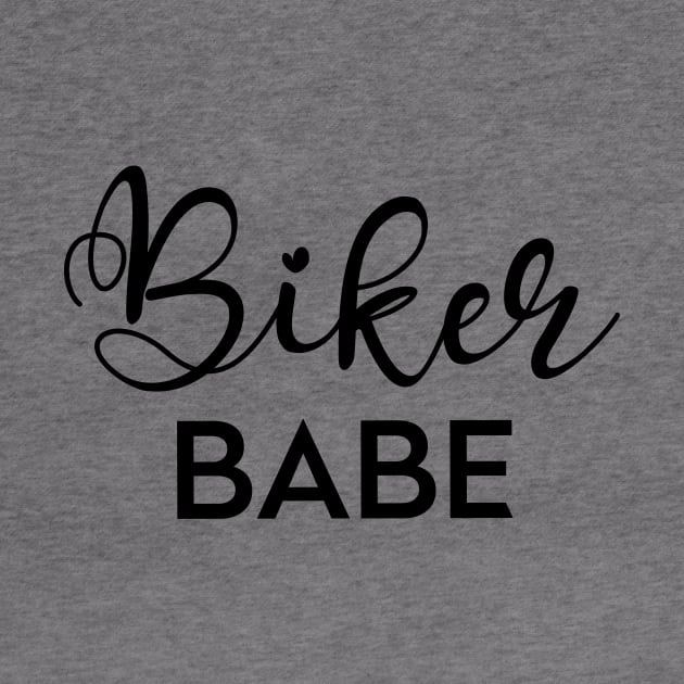Biker Babe Graphic T-shirt by TwoUpRidingCo